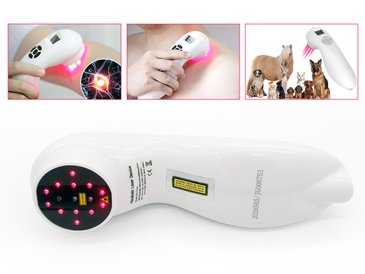el ser humano del animal doméstico del dispositivo de la terapia del laser de 808nm 650nm alivia PDA del dolor