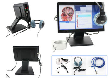máquina de diagnóstico del analizador de la salud de la pantalla táctil del negro de 8D Lris NLS para el control del cuerpo humano