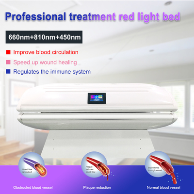 Cuerpo fotodinámico ligero del centro LED de la salud del OEM de Suyzeko que contornea la cama ligera roja de la terapia de 635nm 880nm para el uso comercial
