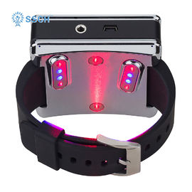 Hypertention/dispositivo curativo del laser del cáncer, reloj de la terapia del laser con la luz roja/azul