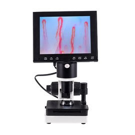Ampliación llevada portátil del microscopio 400x de Capillaroscopy del doblez del clavo de la exhibición